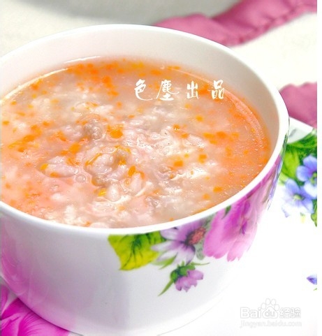 胡萝卜牛肉粥_适合1岁的宝宝
