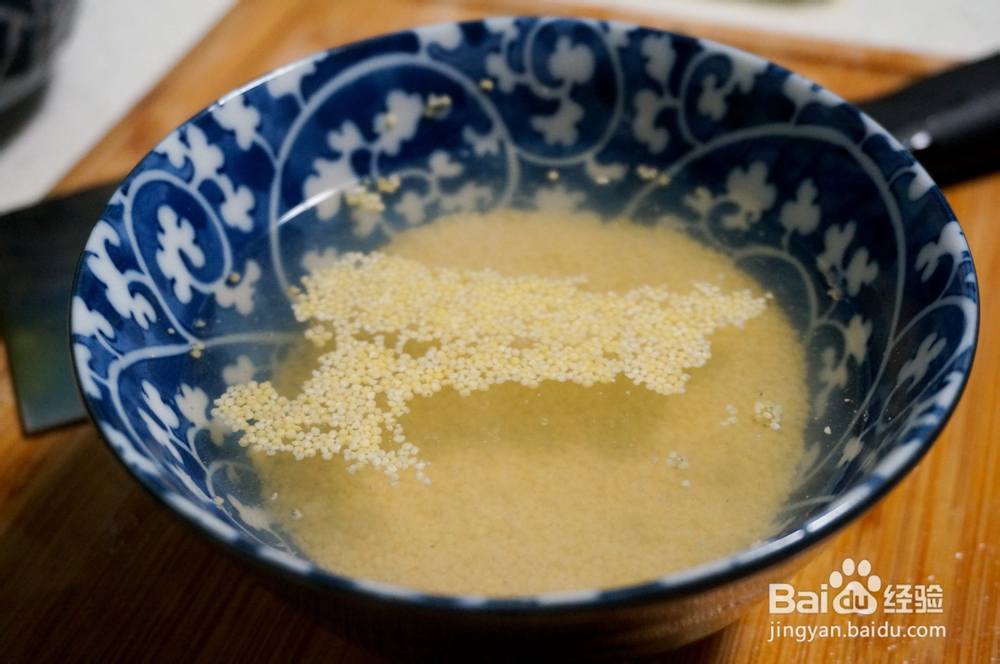 营养美味的金汤百合小米粥