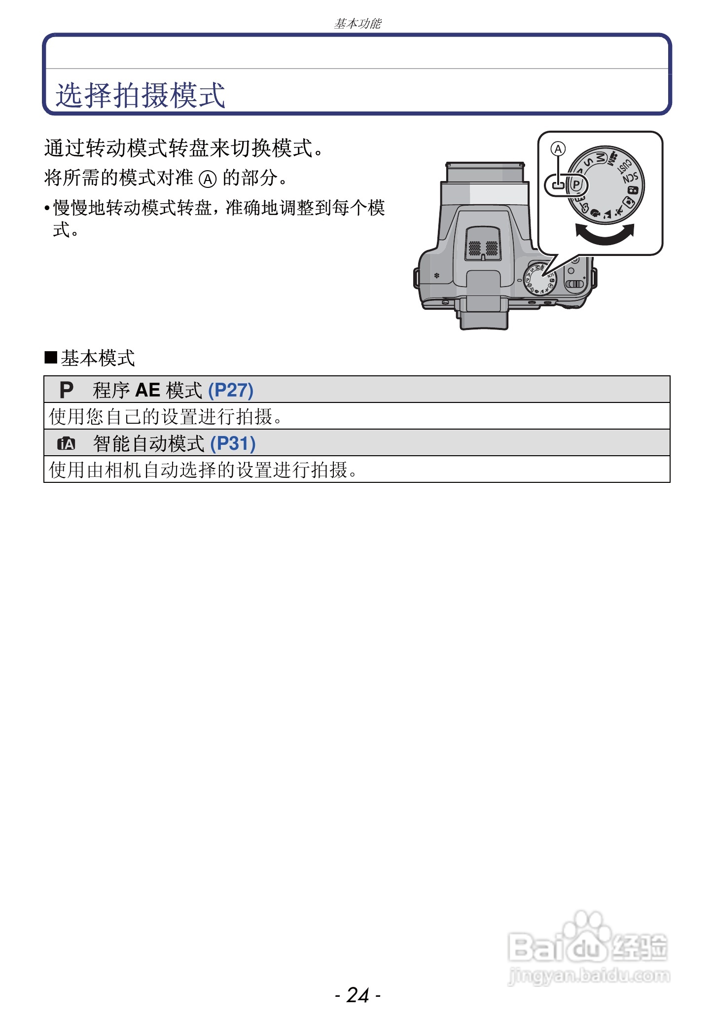 松下DMC-FZ47GK数码相机使用说明书:[3]