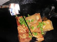 香喷喷的------臭豆腐烩毛豆