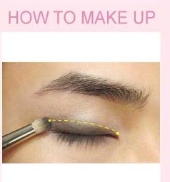 单眼皮内双大眼妆 韩系小烟熏教程