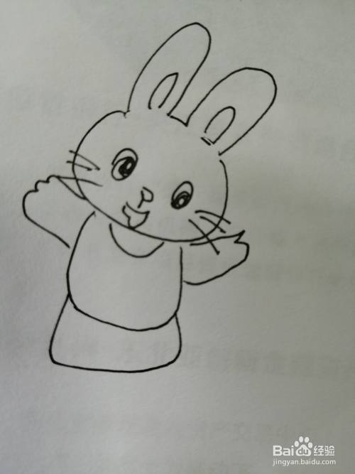可爱的小兔子怎么画