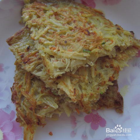 最美味早餐-土豆丝鸡蛋饼的做法