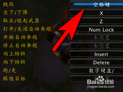 魔兽世界怀旧服如何设置跳跃快捷键？