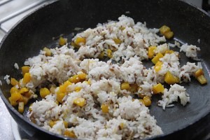 教你制作美味的南瓜炒饭