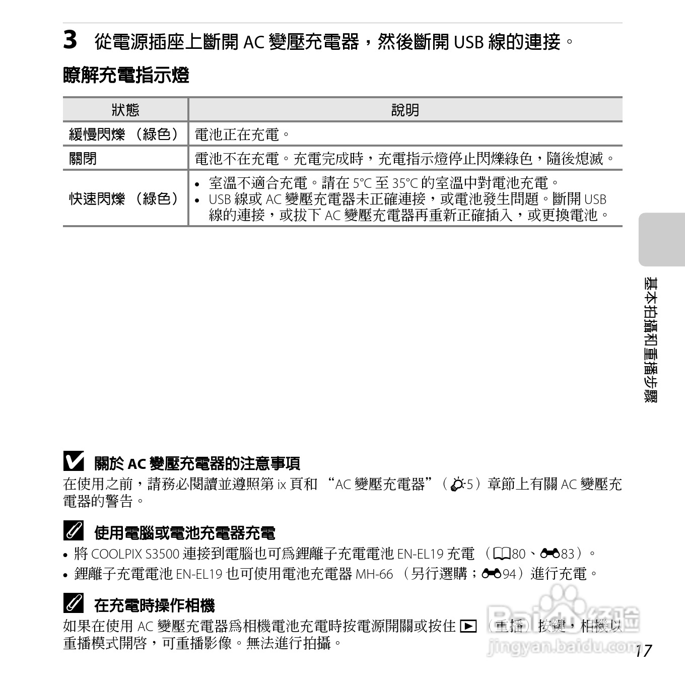 尼康COOLPIX S3500数码相机说明书:[4]