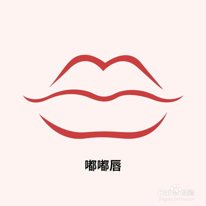 嘴唇类型图片