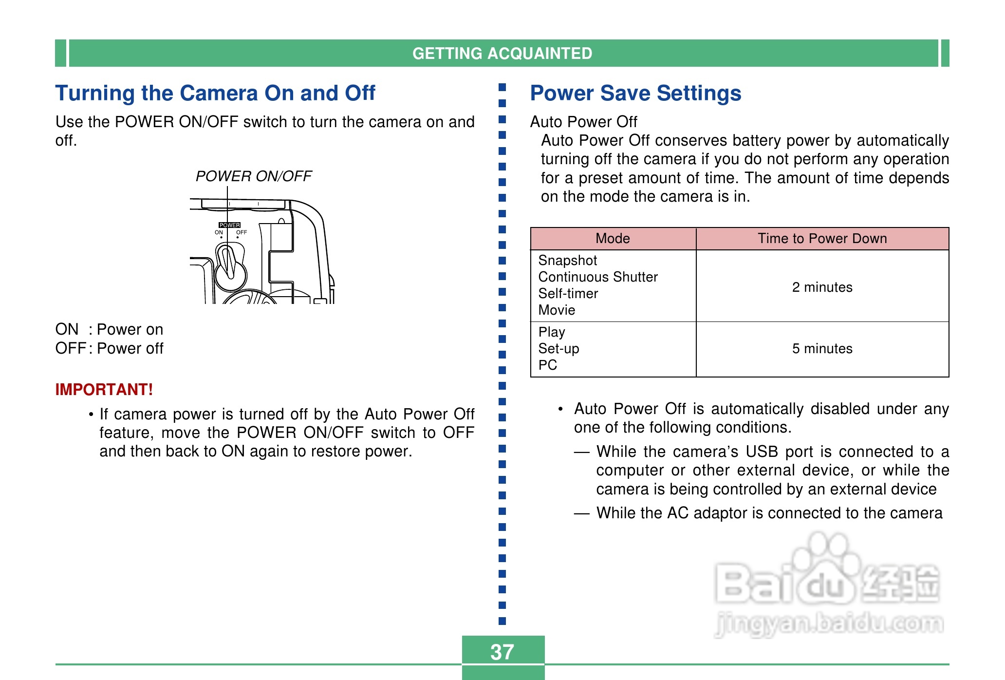 CASIO GV-10数码相机使用说明书:[4]