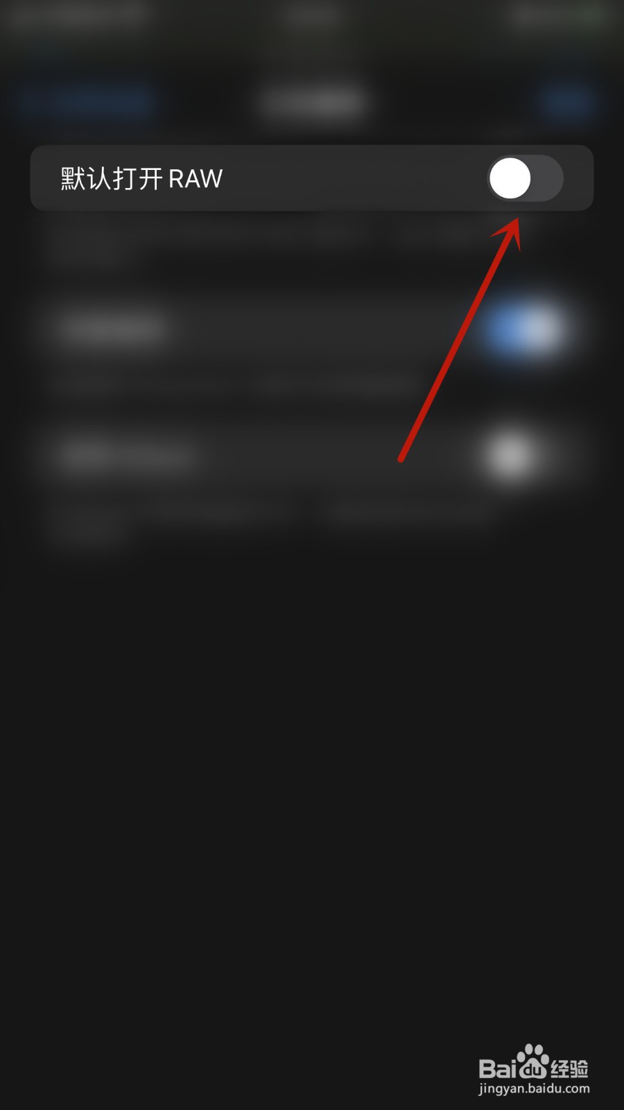 Photomator如何开启默认打开RAW