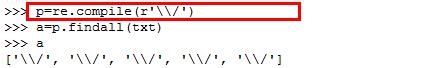 Python教程：[35]如何匹配斜杠+反斜杠