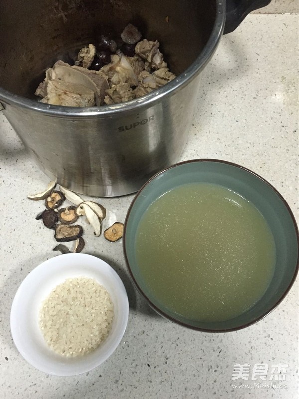 香菇青菜粥的做法