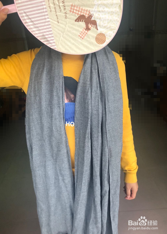 围巾打结的方法