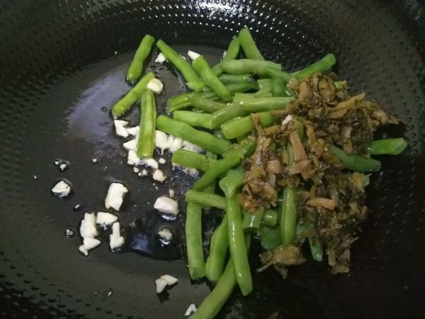 蒜香糟菜四季豆
