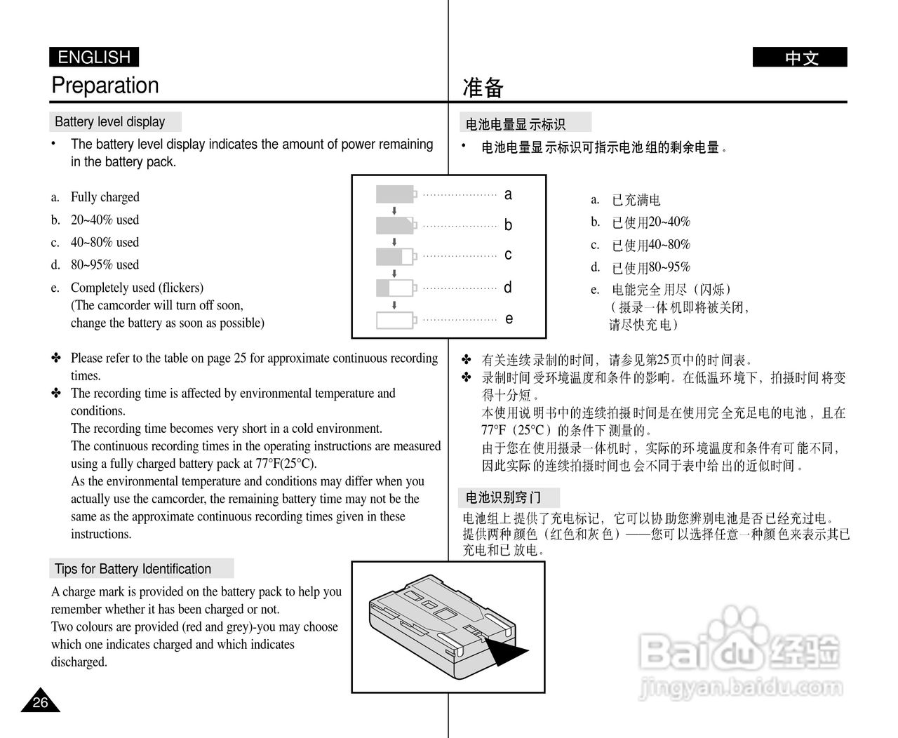 三星VP-D31(i)数字摄录一体机用户说明书:[3]