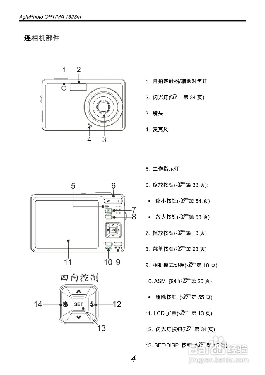 爱克发AgfaPhoto OPTIMA 1328m数码相机使用说明书:[2]