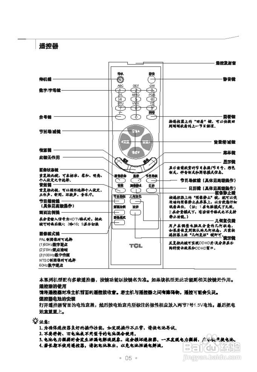 TCL王牌HD29189彩电使用说明书