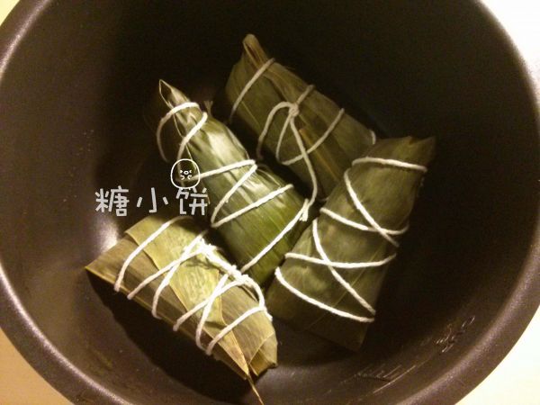 培根香菇豌豆粽