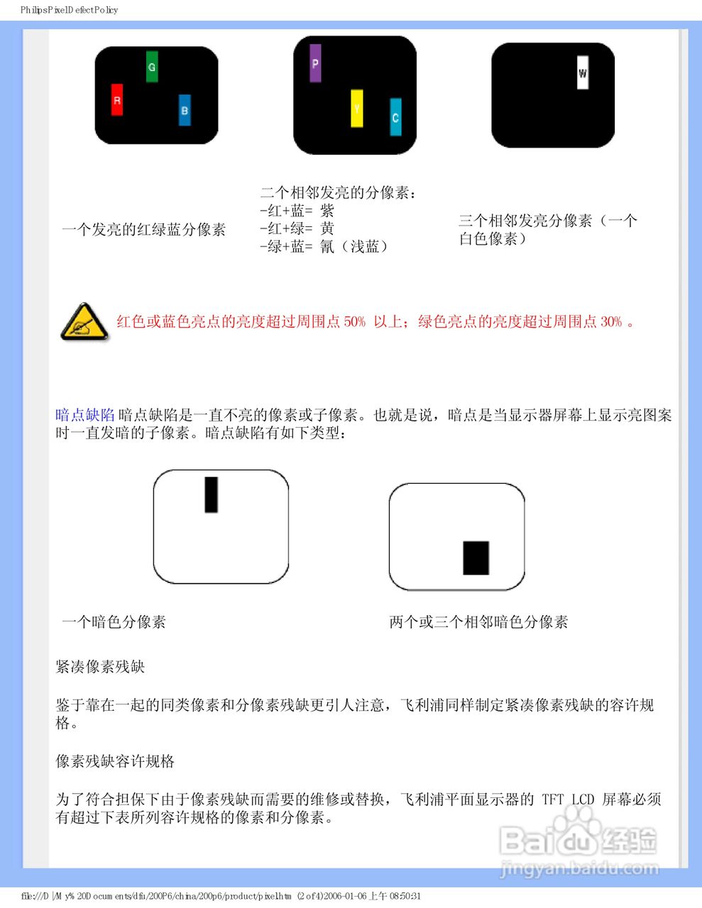 飞利浦200P6IG/93液晶显示器使用说明书:[7]