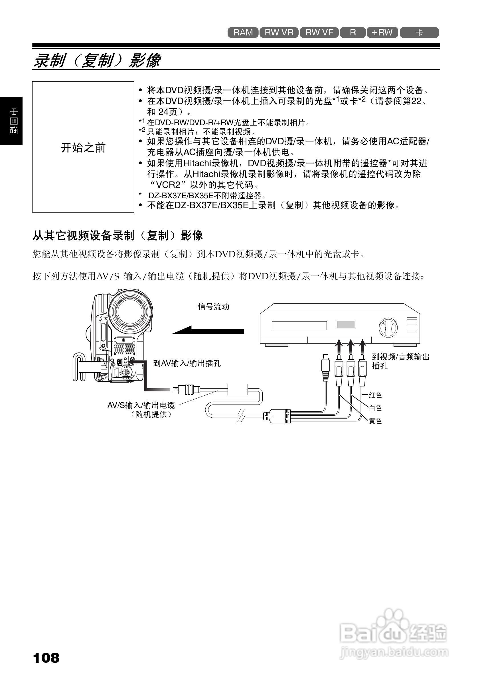 日立DZ-BX35E数码摄像机使用说明书:[11]