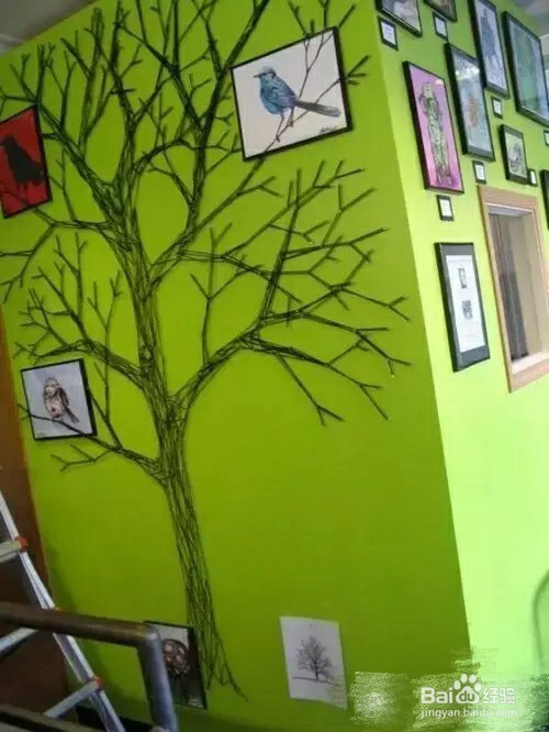 毛线手工，创意装饰画