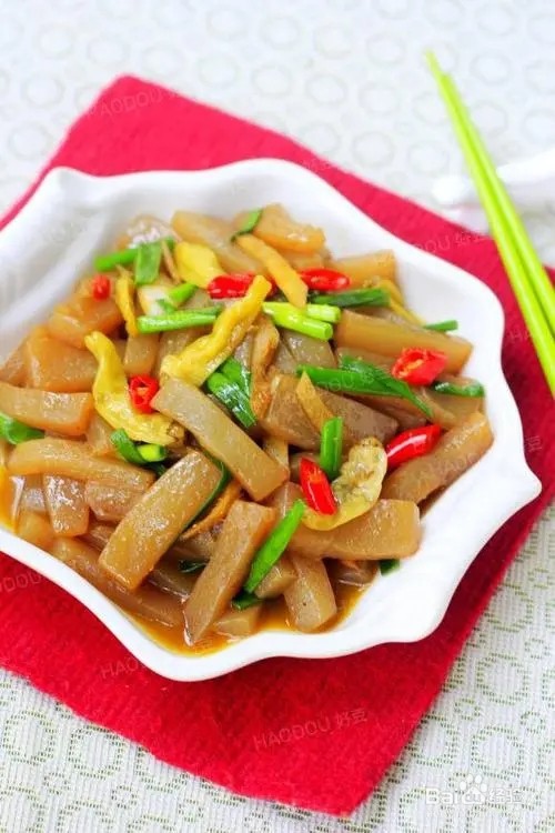 泡椒炒魔芋条