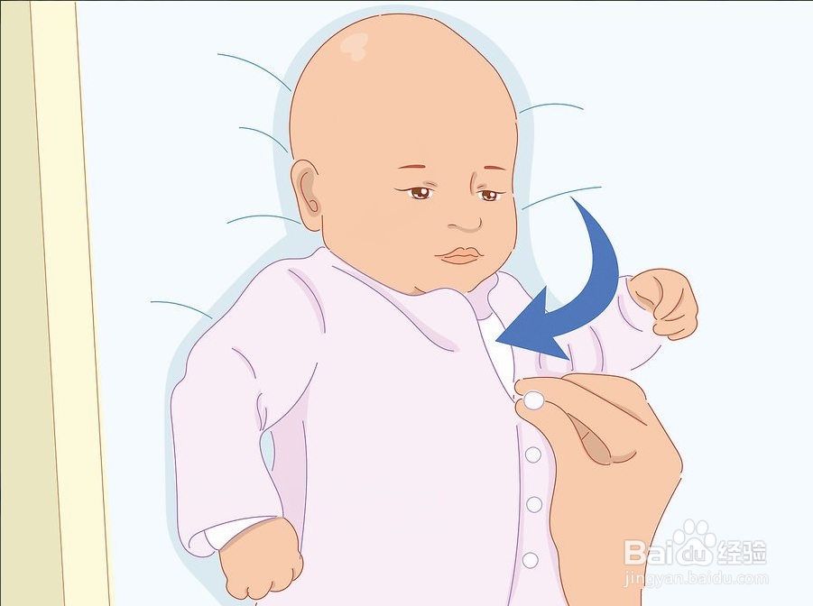 3招教你如何给新出生的婴儿baby打扮穿衣