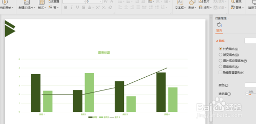 WPS PPT怎样把图表里的折线图变成平滑的
