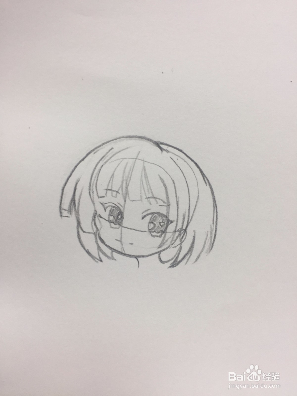 动漫少女素描教程