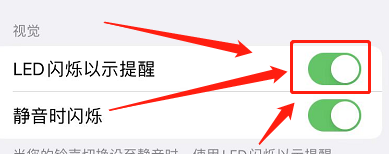 苹果后置闪光灯怎么开