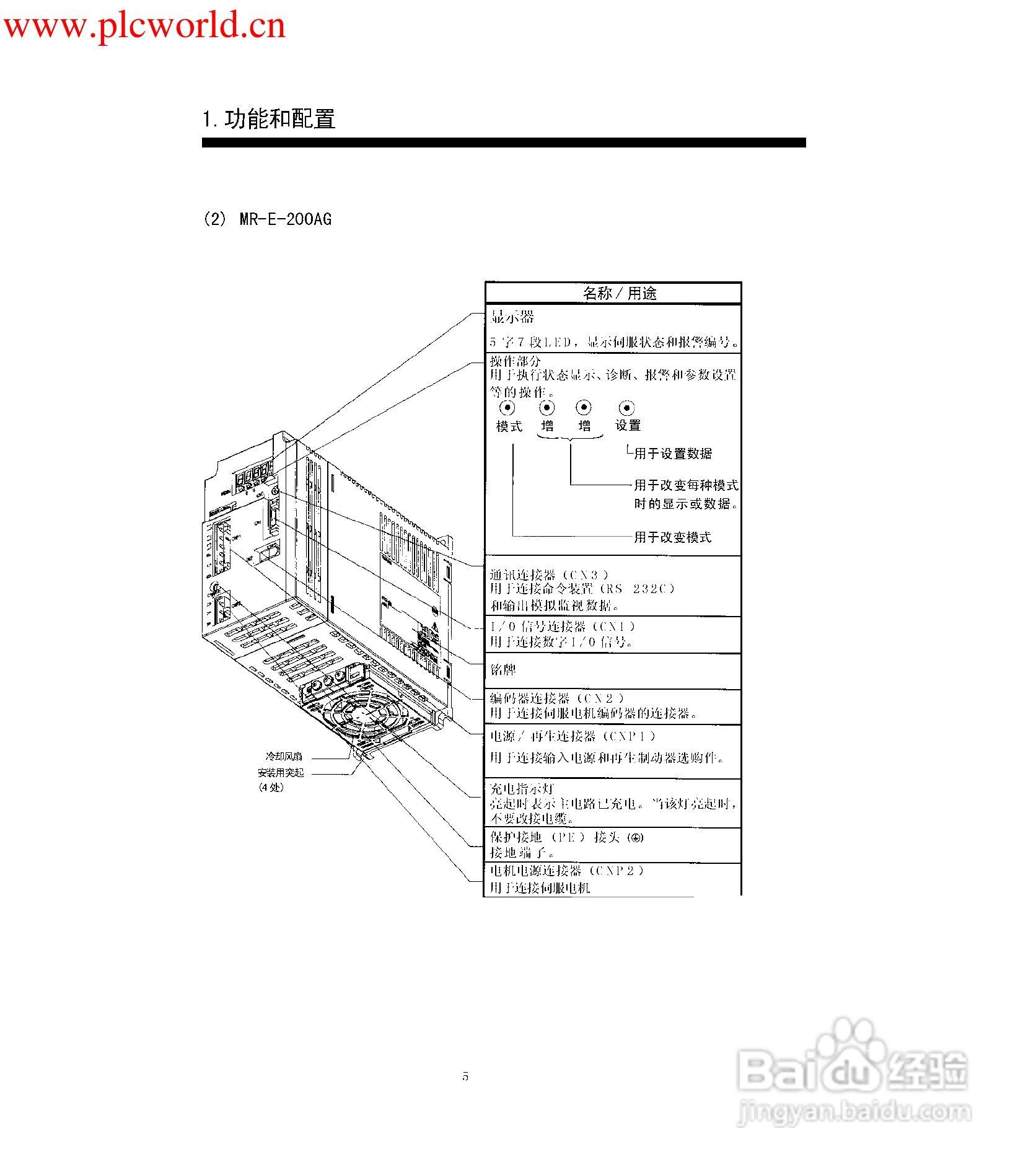 三菱伺服MR-MR-E-AG伺服放大器使用手册:[2]