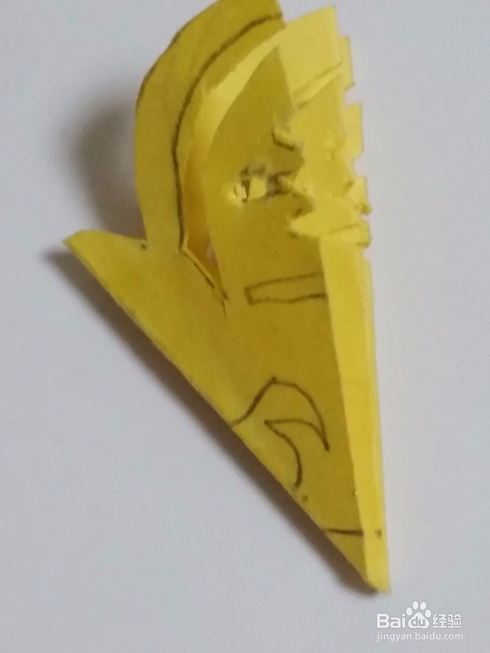 儿童趣味花苞窗花剪纸