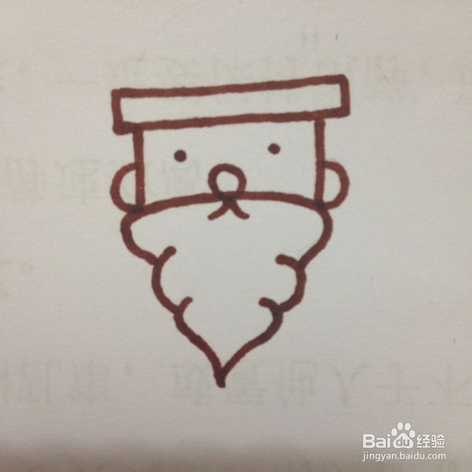 简笔画—圣诞老人