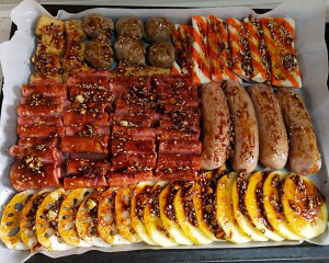 用AEG烤箱自己做的烤箱烧烤