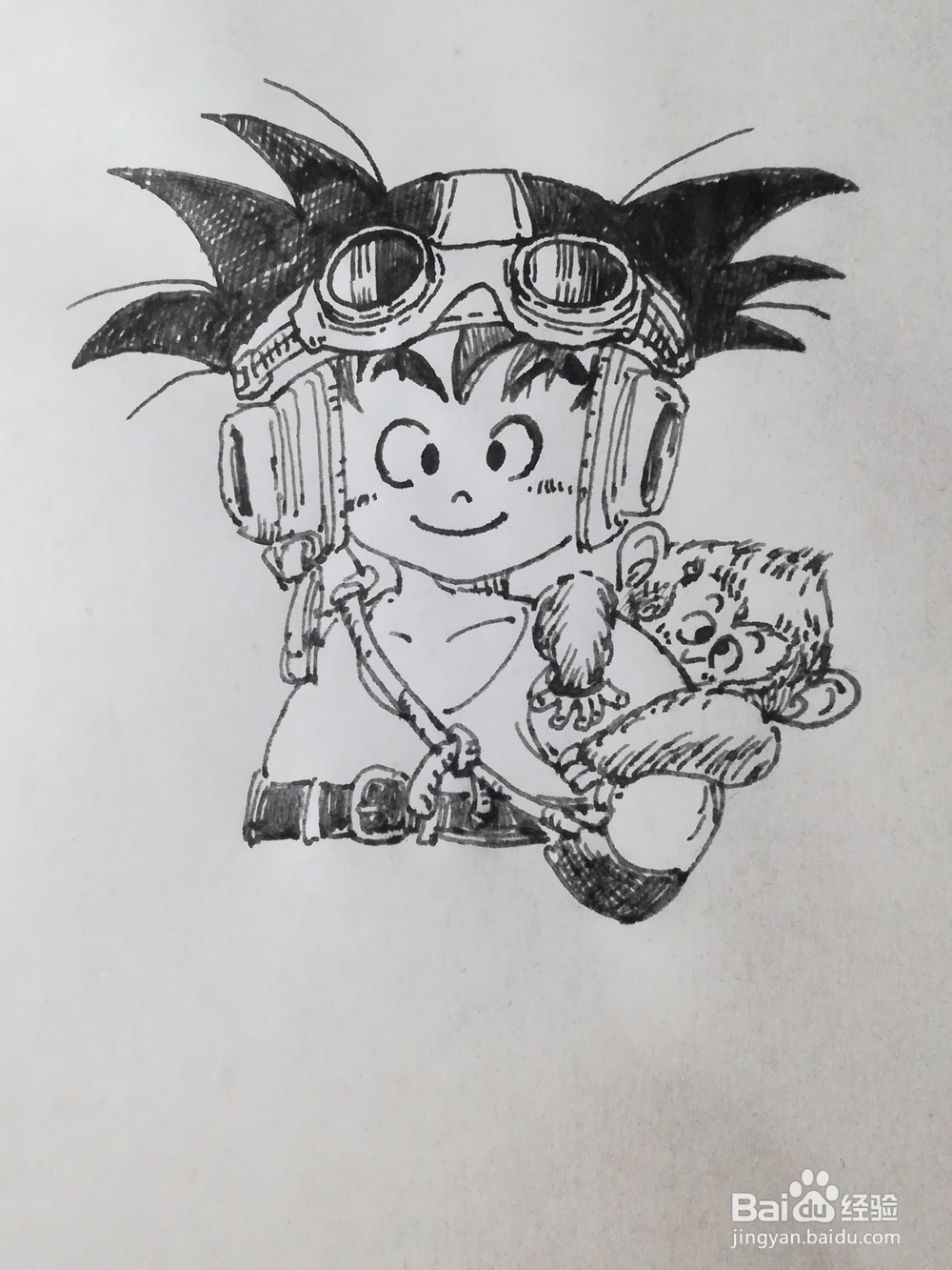 七龙珠孙悟空漫画教程