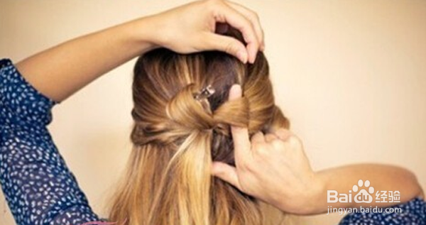 新娘蝴蝶结的系法图解