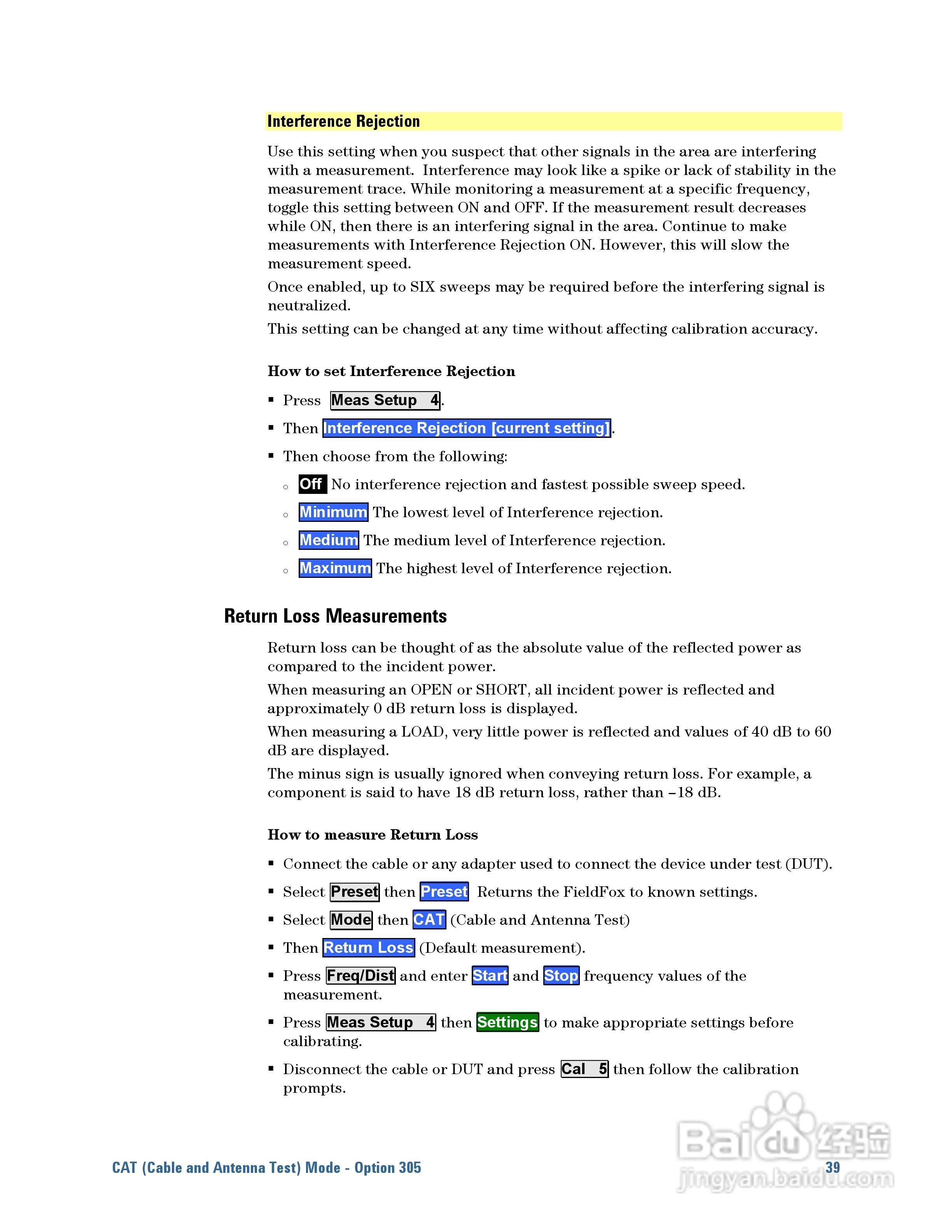 N9923A型Fieldfox手持式RF向量网路分析仪操作手册:[4]