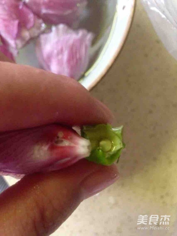 木槿花米糊的做法