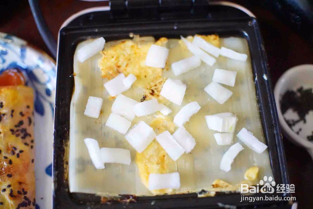 街头小吃烤冷面