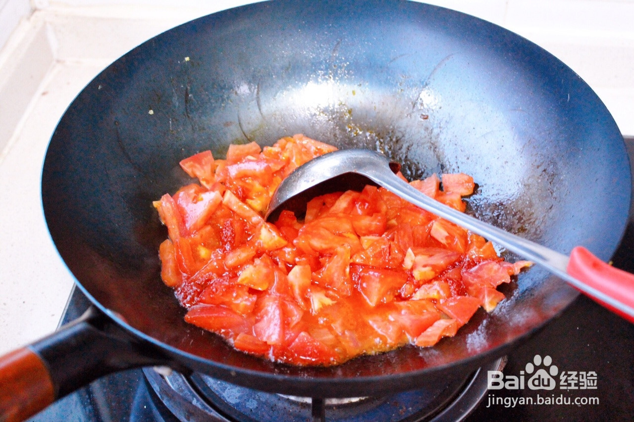 鲜嫩多汁西红柿玉米疙瘩汤的做法