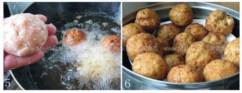 肉丸子炖山药的做法