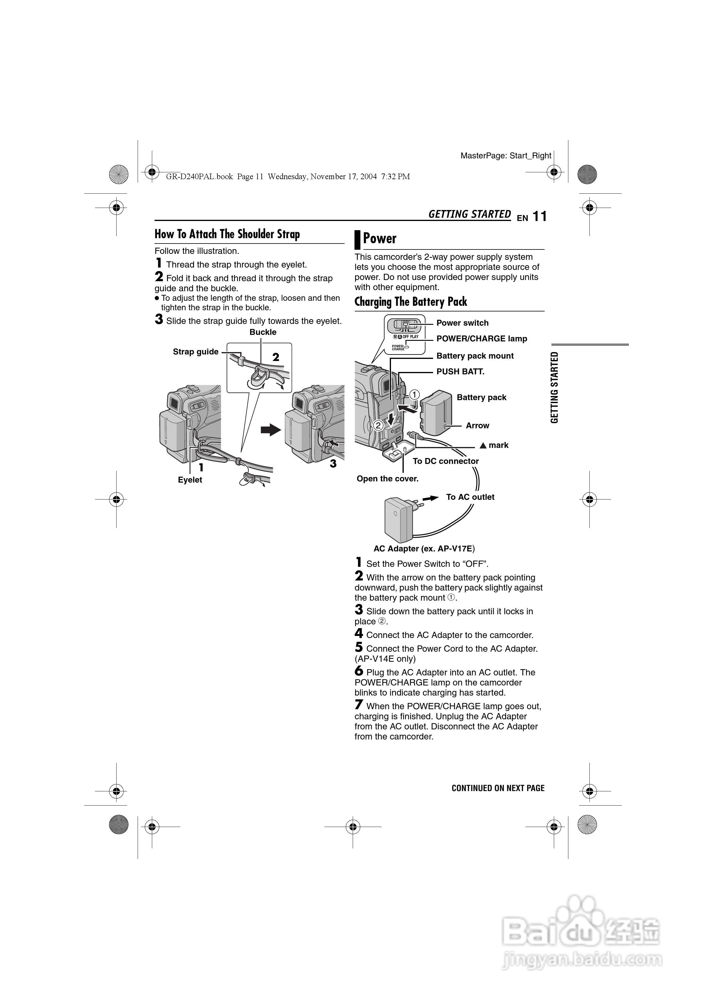 JVC GR-D240电池说明书:[2]