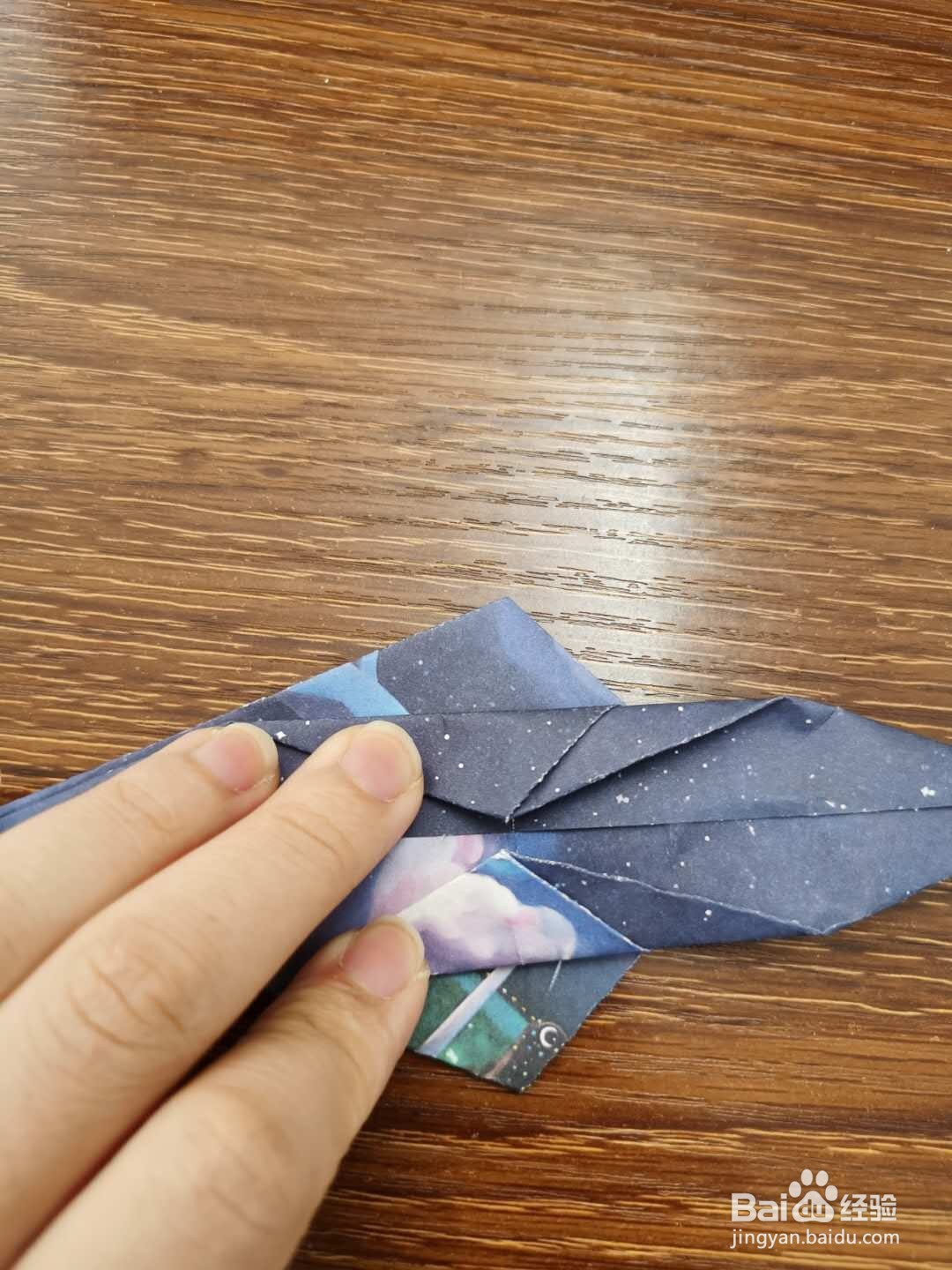 千纸鹤折纸步骤图