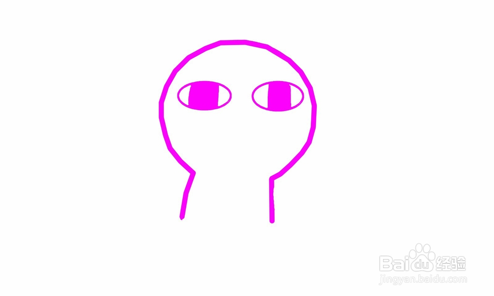 简笔画伸出食指的手势怎么画？