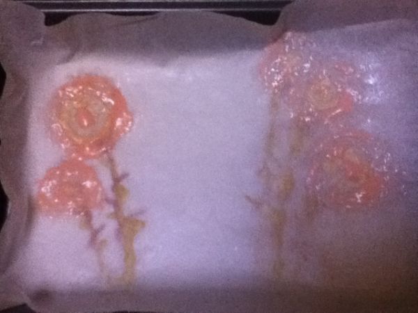 康乃馨彩绘蛋糕卷