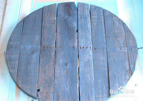 手工艺-木质写意印花时钟手工制作教程