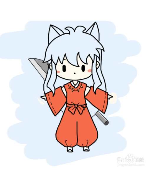 q版简笔画——犬夜叉