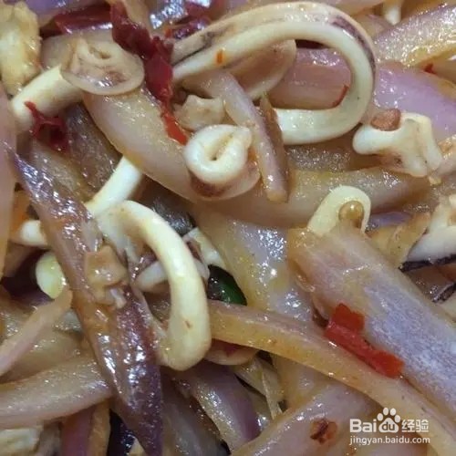 洋葱炒鱿鱼