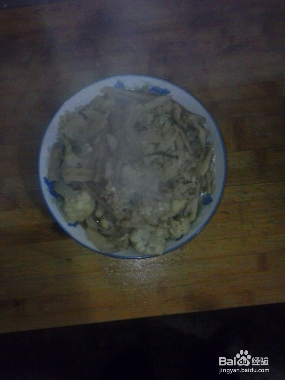 脆香菜花莲藕脆对脆，品尝香脆柔软白加白