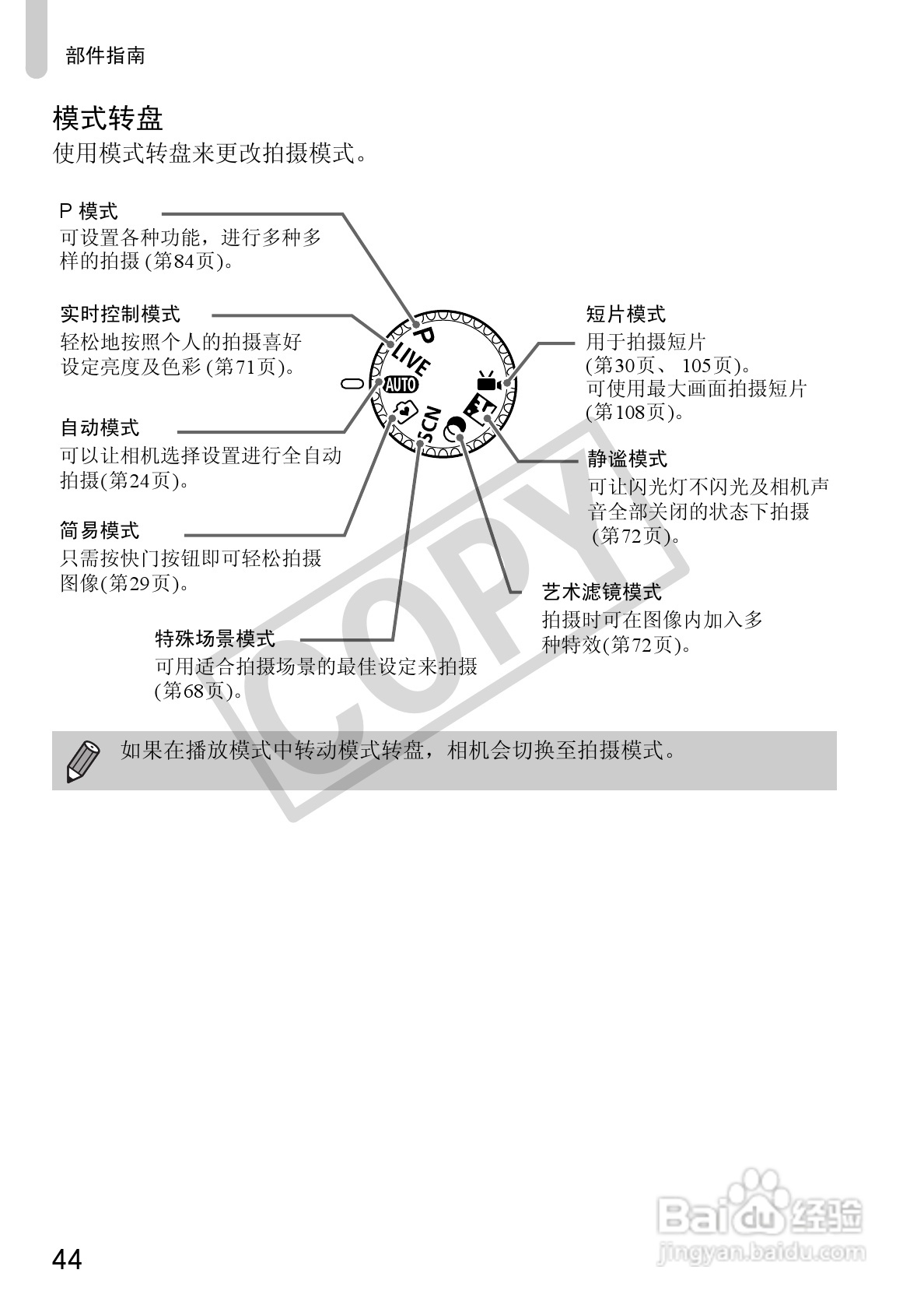 佳能PowerShot A2200相机使用说明书:[5]
