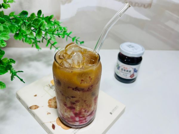 DIY蓝莓生椰拿铁